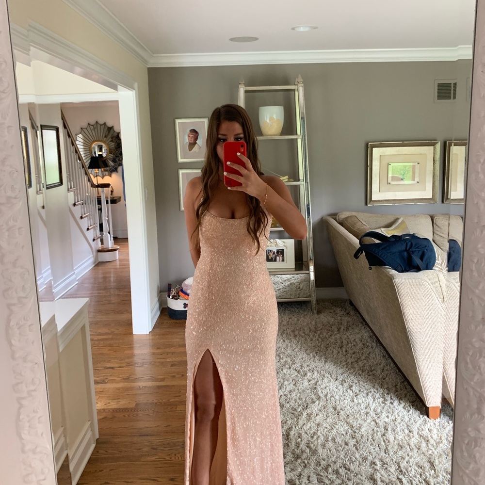 Pink prom dress!